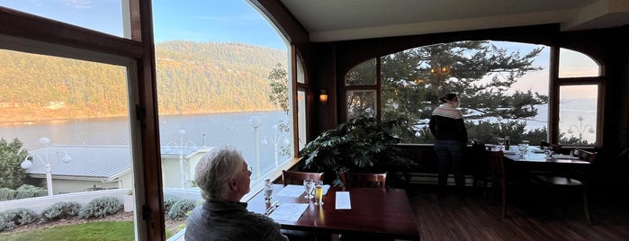 The Mansion Restaurant at Rosario Resort & Spa is one of Orcas Island.