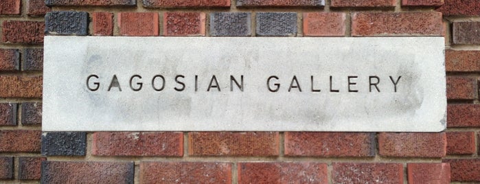 Gagosian Gallery is one of New York.