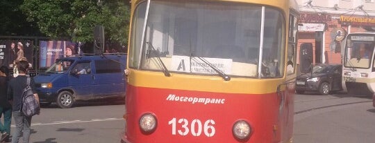 Трамвай № А (Аннушка) is one of Трамваи (Наземный общественный транспорт).
