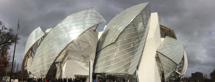 Louis Vuitton Foundation is one of Paris.