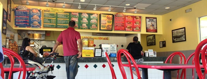 Nathan's Famous is one of Babylon & Deer Park Stores.