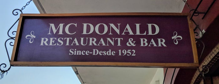 Mc Donald Restaurant Bar is one of a probar.