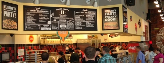 Jimmy John's is one of Aaronさんのお気に入りスポット.