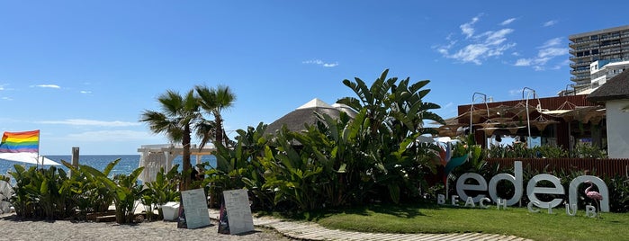 Eden Beach Club is one of [ Andalucía ].
