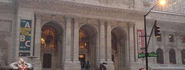 New York Public Library is one of The Drew Yorker.