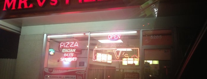 Mr V's Pizza is one of The 13 Best Places for Hawaiian Pizza in Chicago.