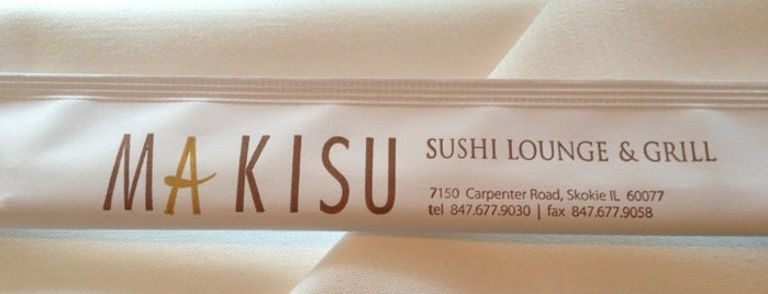 Makisu Sushi Lounge & Grill is one of สถานที่ที่ Andy ถูกใจ.