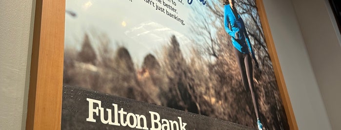 Fulton Bank is one of places i go to.