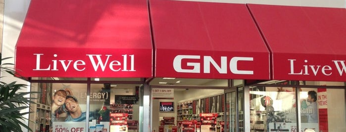 GNC is one of Streets at Southpoint.