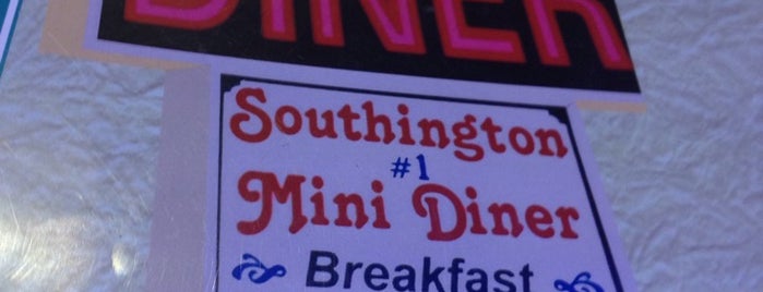 southington mini diner is one of สถานที่ที่ David ถูกใจ.