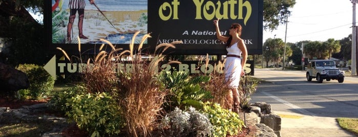 The Fountain Of Youth Archaeological Park is one of I have done this in St. Augustine , Florida.
