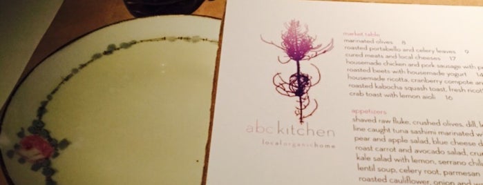 ABC Kitchen is one of NYC Eats.