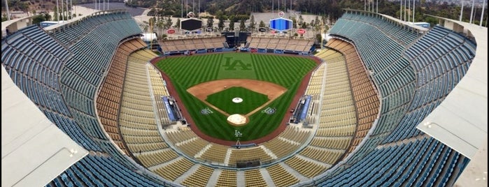 Dodger Stadium is one of MLB Ballparks.