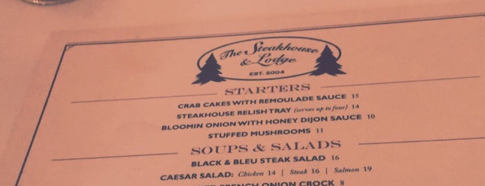 The Steakhouse & Lodge is one of WI.