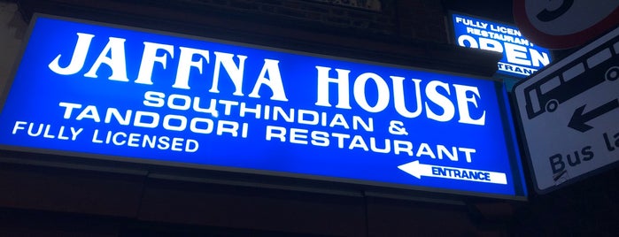 Jaffna House is one of Naz’s London Faves.