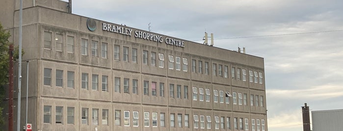 Bramley Shopping Centre is one of Places I walk my dogs.