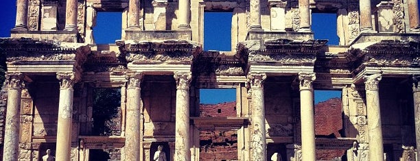 Library of Celsus is one of Şirince,Selçuk,İzmir.