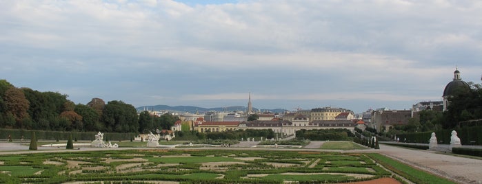 Belvedere Palace Garden is one of Green Vienna.