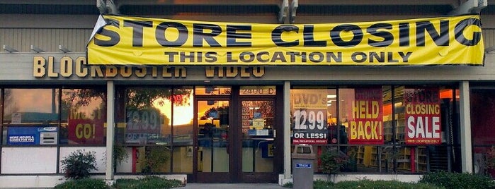 Blockbuster is one of Places I have been to and like.