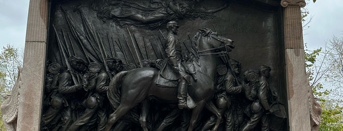 Robert Gould Shaw Memorial is one of สถานที่ที่บันทึกไว้ของ Kimmie.