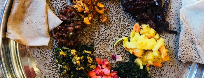 Delina: Ethiopian & Eritrean Cuisine is one of London favorites.