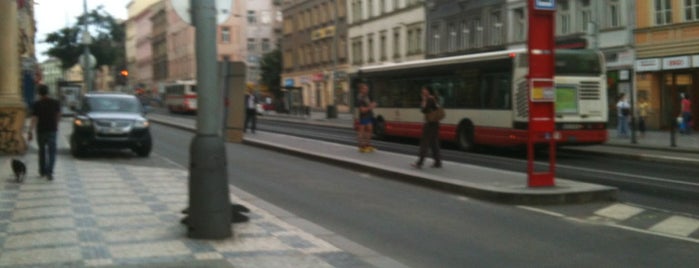 Jana Masaryka (tram, bus) is one of Tramvajové zastávky v Praze (díl první).