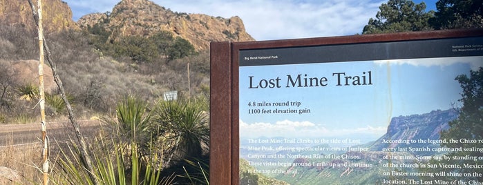 Lost Mines Trail is one of MRF.