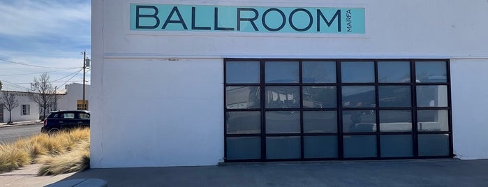 Ballroom Marfa is one of marfa.