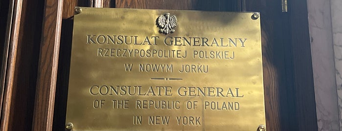 Consulate General of the Republic of Poland is one of NY 2.