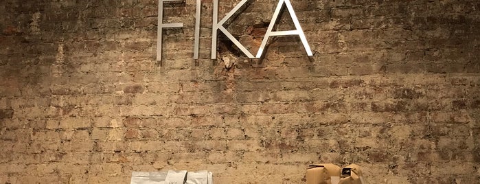 FIKA is one of My coffee place NYC.