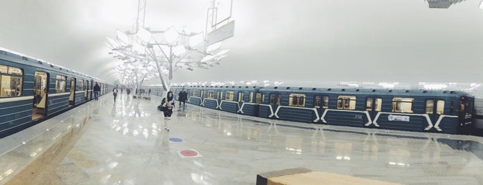 Метро Тропарёво is one of Московское метро | Moscow subway.