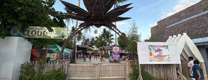 Cloud 9 is one of Siargao.