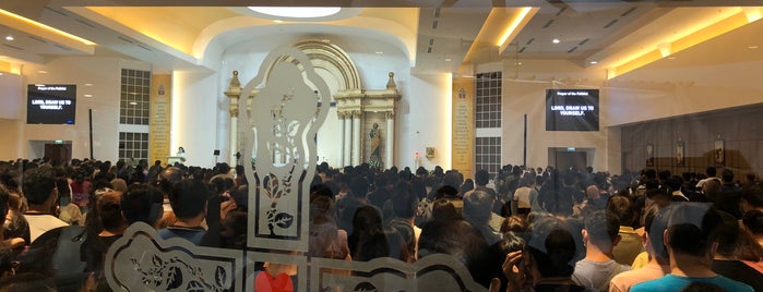 Chapel of the Eucharistic Lord is one of SM Megamall.