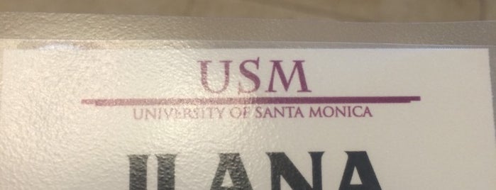 University Of Santa Monica is one of Locais curtidos por Kevin.