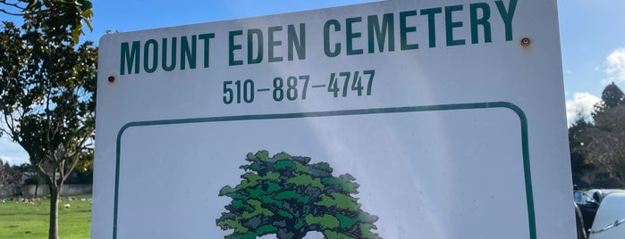 Mt. Eden Cemetery is one of Cemeteries Most Frequently Used.