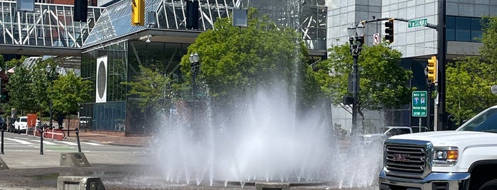 Salmon Street Springs Fountain is one of Portland.