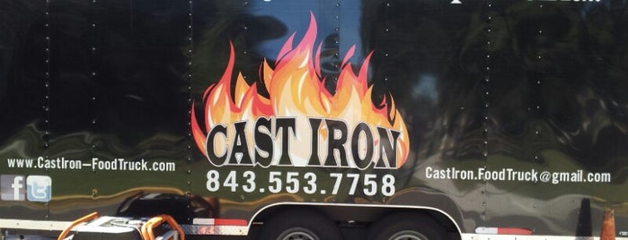 Cast Iron Food Truck is one of Charleston Food Trucks.