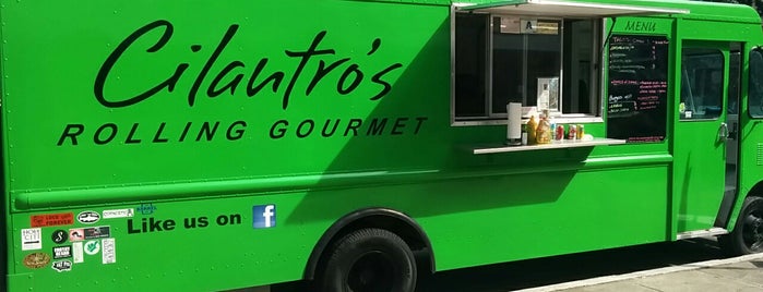 Cilantro's Rolling Gourmet is one of Charleston Food Trucks.