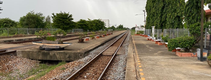 สถานีรถไฟวัดสุวรรณ (Wat Suwan) SRT4010 is one of SRT - Southern Line A.