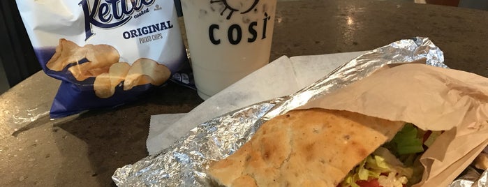 Cosi is one of My favorites for Sandwich Places.
