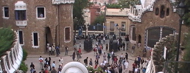 Parque Güell is one of WORLD HERITAGE UNESCO.