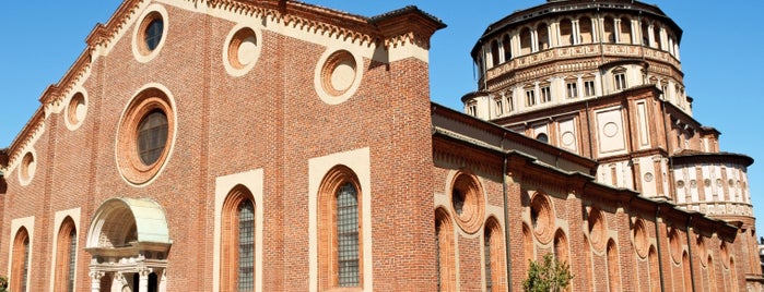 Santa Maria delle Grazie is one of WORLD HERITAGE UNESCO.