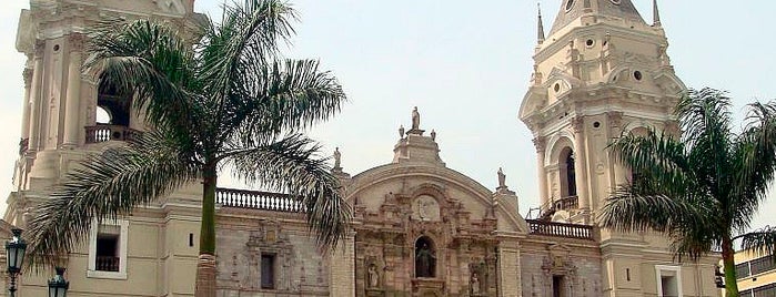 Iglesia Basílica Catedral Metropolitana de Lima is one of WORLD HERITAGE UNESCO.