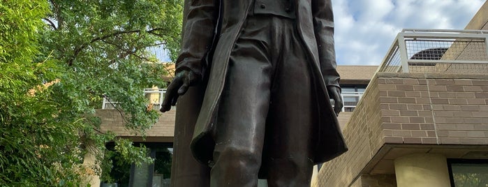 The Grand Statue of Alexsandr Pushkin and his golden Pegasus is one of my Washington D.C..