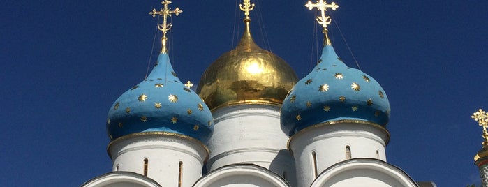 The Holy Trinity-St. Sergius Lavra is one of UNESCO World Heritage Sites in Russia / ЮНЕСКО.