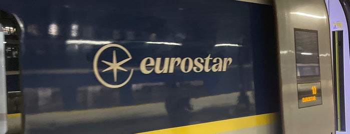 London St Pancras Eurostar Terminal is one of Tempat yang Disukai David.