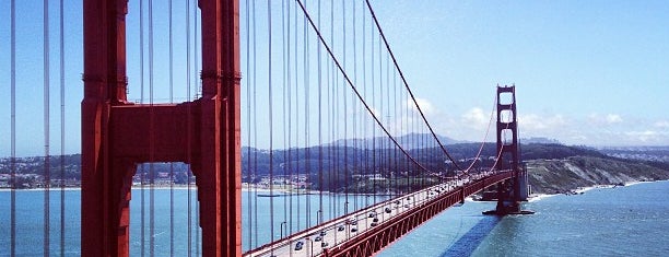 Golden Gate Bridge is one of CA road trip.