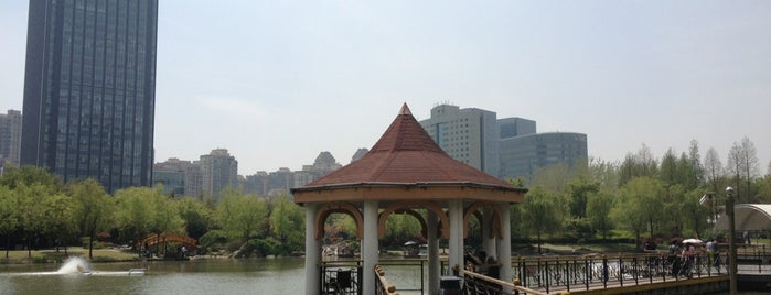New Hongqiao Central Park is one of Chris : понравившиеся места.