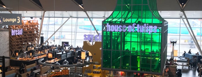 Flughafen Amsterdam Schiphol (AMS) is one of Orte, die Jordana gefallen.
