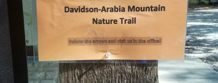 Arabian Mountain Trail(arabian Dr.) is one of Places to walk, run and hike around Atlanta.